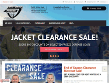 Tablet Screenshot of freezedefense.net